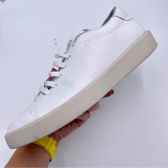 Everlane White ReLeather Tennis Sneaker in‎ Size 11 - Picture 7 of 13